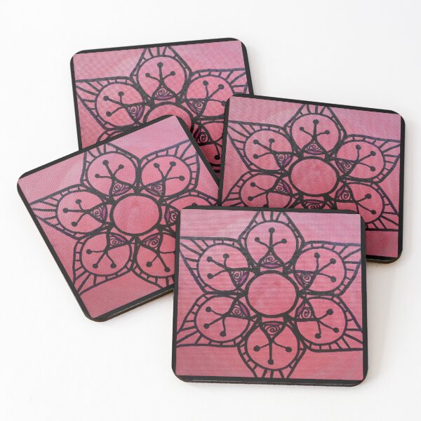Item preview, STAND TALL MANDALA ~ SACRED GEOMETRY FOR THE SOUL~ PINK designed and sold by Ann Chatfield.