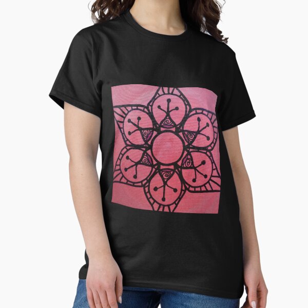 STAND TALL MANDALA ~ SACRED GEOMETRY FOR THE SOUL~ PINK Classic T-Shirt