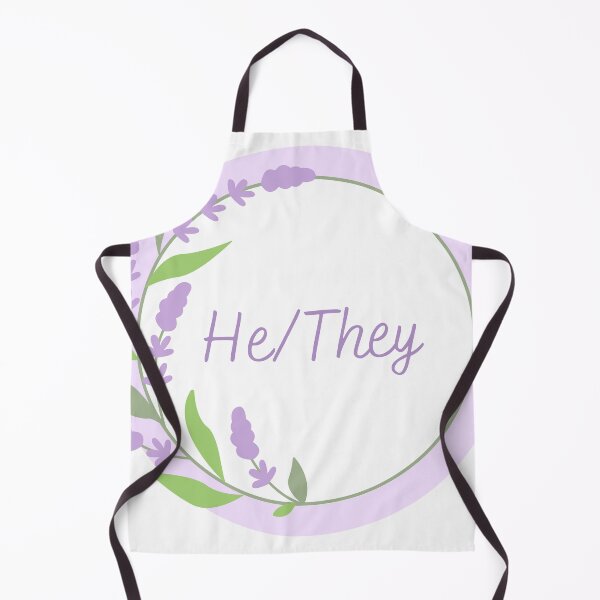 Item preview,  He they lavender pronoun designs designed and sold by mjalred.