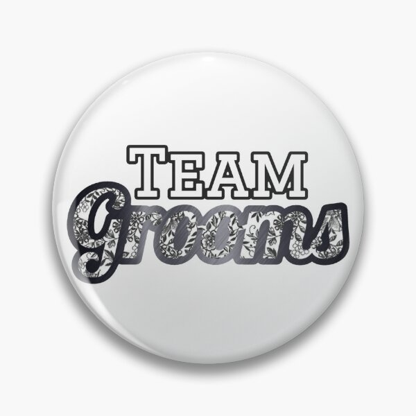 Item preview, Team groom black and white floral  designed and sold by KCAbdelnour.