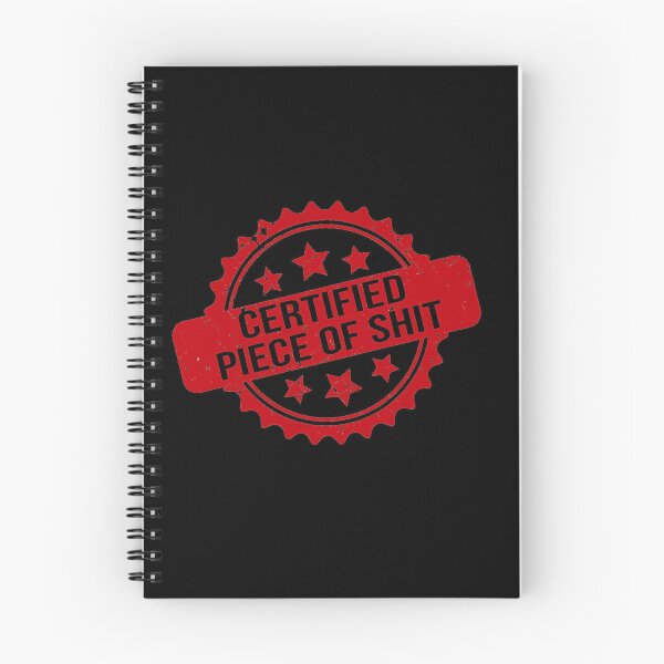 Item preview, Certified Piece of Shit Funny Stamp Seal Design designed and sold by WalterBenson.