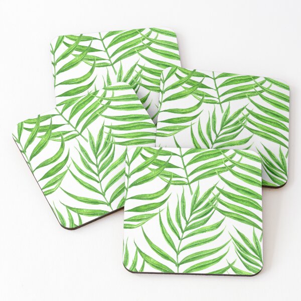Item preview, Palm leaves seamless pattern designed and sold by ketkidesign.