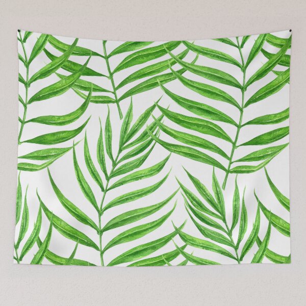 Item preview, Palm leaves seamless pattern designed and sold by ketkidesign.