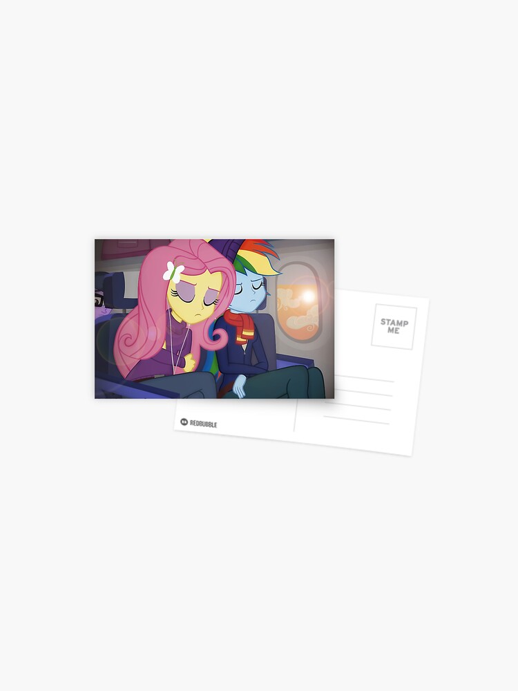 My Little Pony Equestria Girls: Flying Home to Cloudsdale  Postcard for  Sale by JoannaDoodles