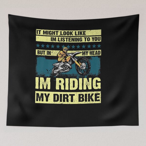 Item preview, SAYING DIRT BIKE RIDER OFFROAD MOTORCYCLE designed and sold by sobriowslen.