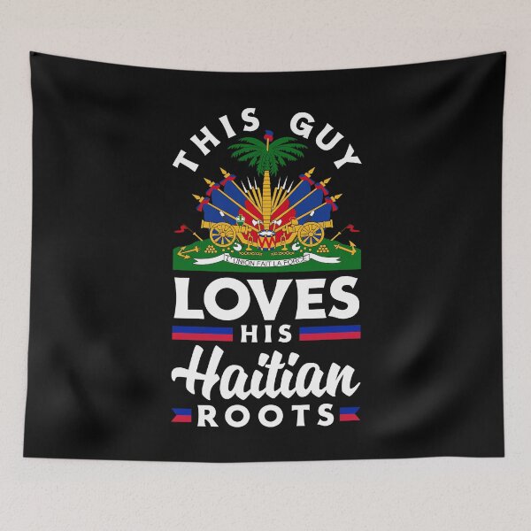 Item preview, This Guy Loves His Haitian RootsHaiti Haitian Haiti Flag designed and sold by ShopTheStyle.