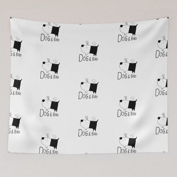 Item preview, Dog and Bird friends logo designed and sold by IreneLoal.