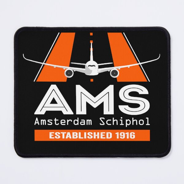 Item preview, AMS Amsterdam Schiphol Airport - Plane Design designed and sold by FouDeeziner.