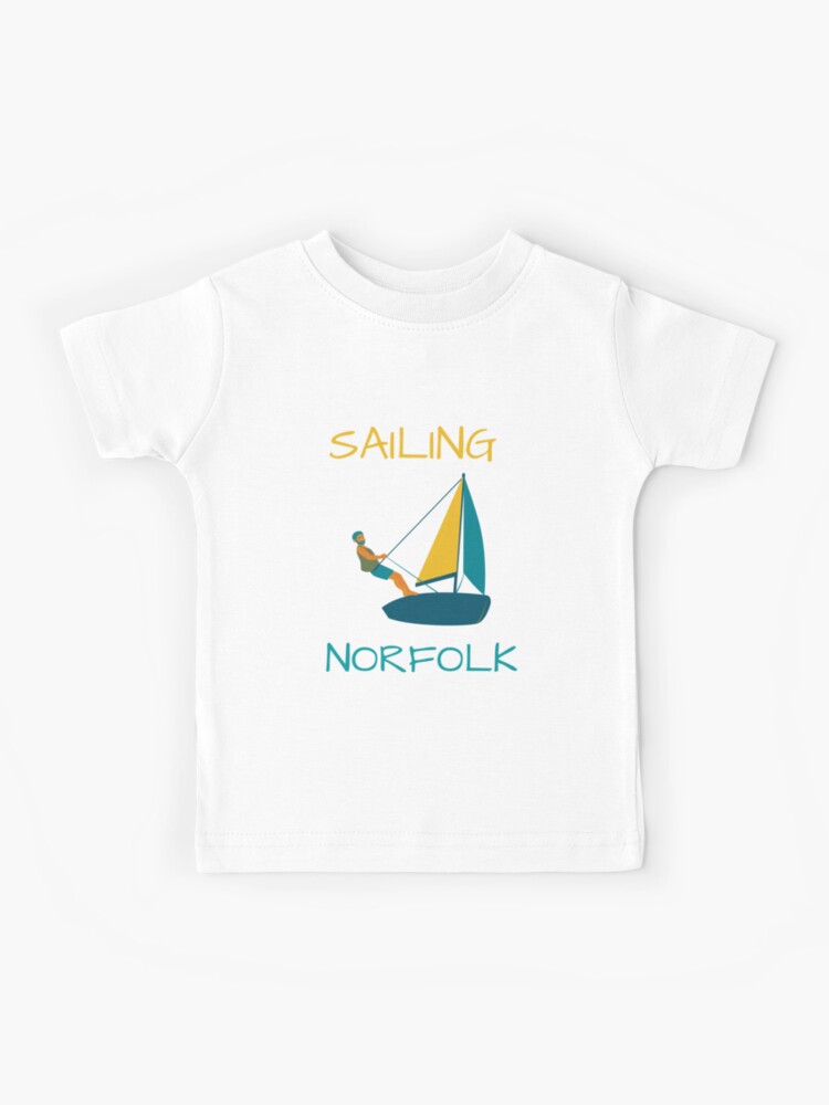 Thumbnail 1 of 2, Kids T-Shirt, Sailing Norfolk designed and sold by MyriadLifePhoto.