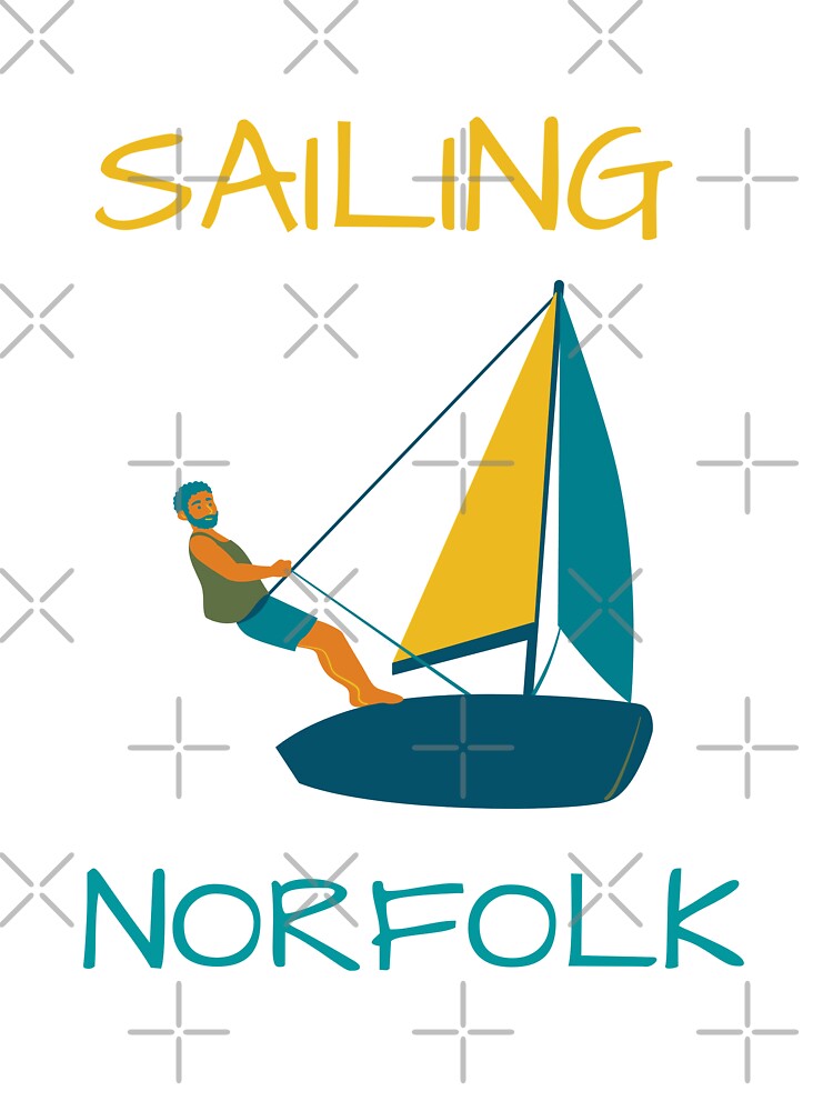 Thumbnail 2 of 2, Kids T-Shirt, Sailing Norfolk designed and sold by MyriadLifePhoto.