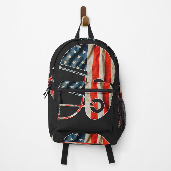 Item preview, American football helmet with US flag designed and sold by erozzz.