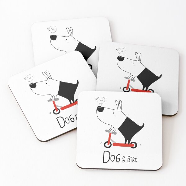 Item preview, Dog & Bird riding a scooter designed and sold by IreneLoal.