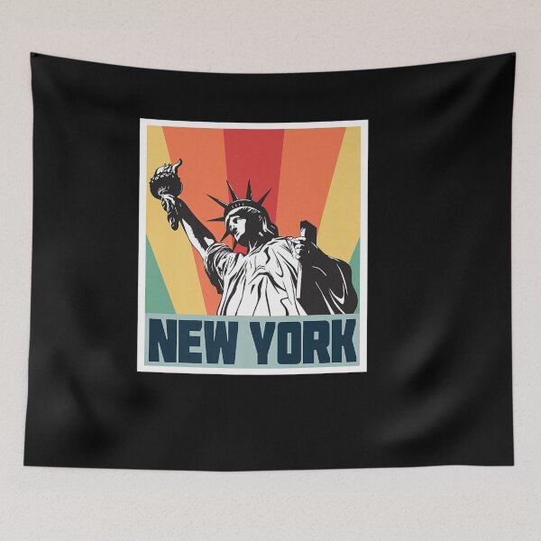 Item preview, STATUE OF LIBERTY RETRO NEW YORK CITY NY LIBERTY ISLAND designed and sold by sobriowslen.