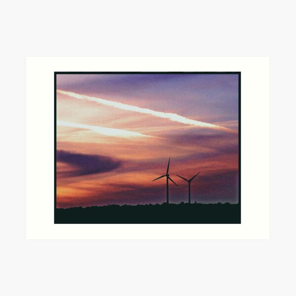 Urban Windmills Art Print