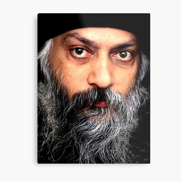 Bhagwan Rajneesh Metal Print