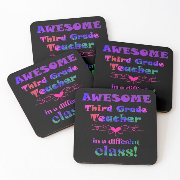 Item preview, AWESOME Third Grade Teacher in a different class! designed and sold by captainpeter.