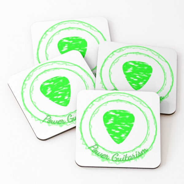 Item preview, Green guitar Power Guitarism designed and sold by VeganGuitarizm.