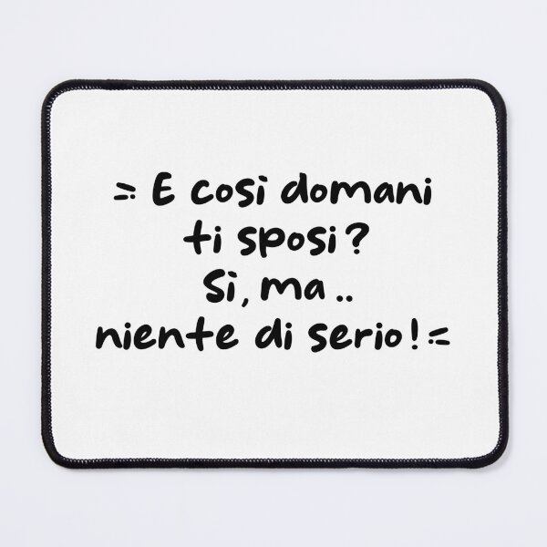 Item preview, Domani ti sposi designed and sold by Order42.