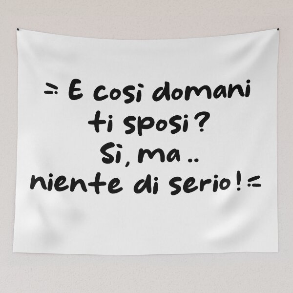 Item preview, Domani ti sposi designed and sold by Order42.