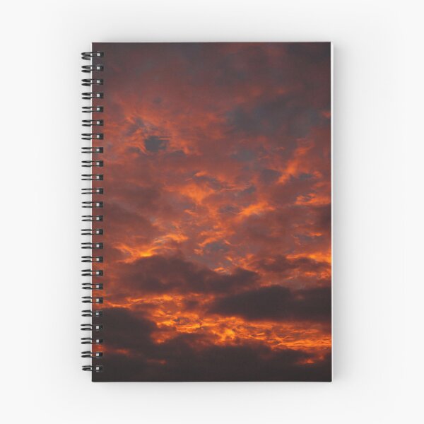 Item preview, Sunrise Dark Red Fire Sky Sunset Landscape designed and sold by hShah06.