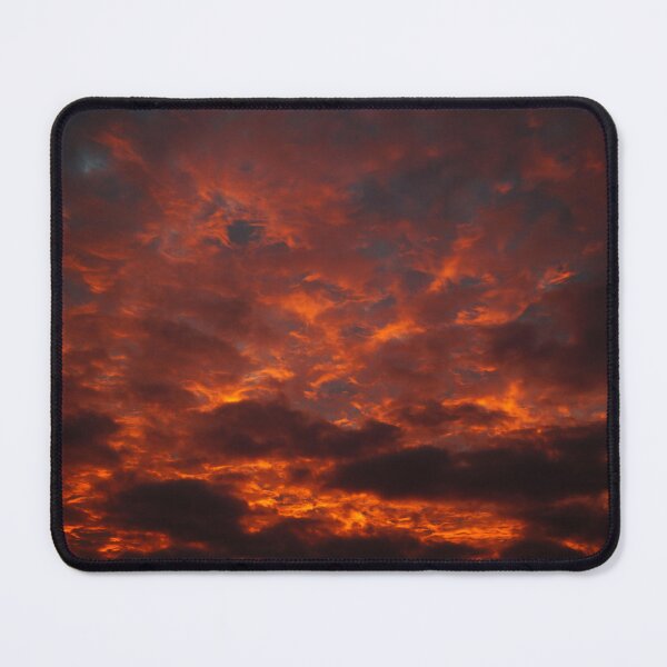 Item preview, Sunrise Dark Red Fire Sky Sunset Landscape designed and sold by hShah06.