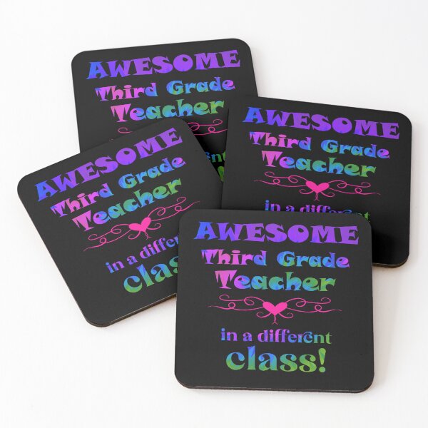 Item preview, AWESOME Third Grade Teacher in a different class! designed and sold by captainpeter.