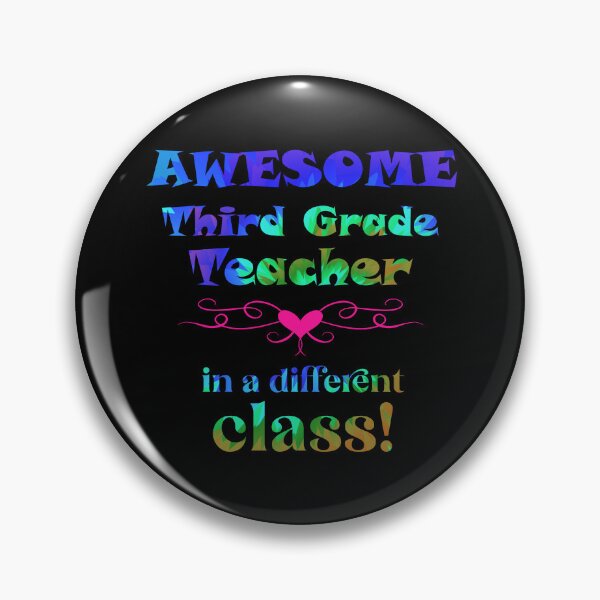 Artikelvorschau, AWESOME Third Grade Teacher in a different class! entworfen und verkauft von captainpeter.