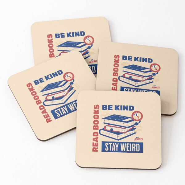 Item preview, Read books be kind stay weird designed and sold by Pearl67.