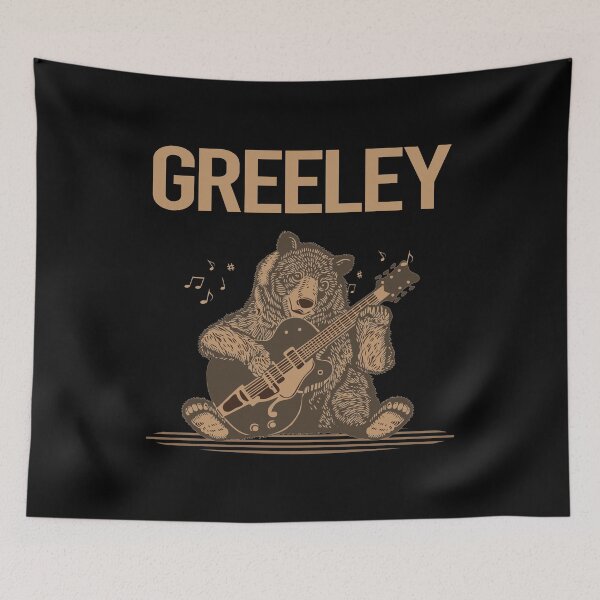 Item preview, Bear With Guitar Greeley designed and sold by hurseslossb.