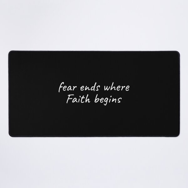 fear ends where faith begins  Faith stickers, Christian stickers