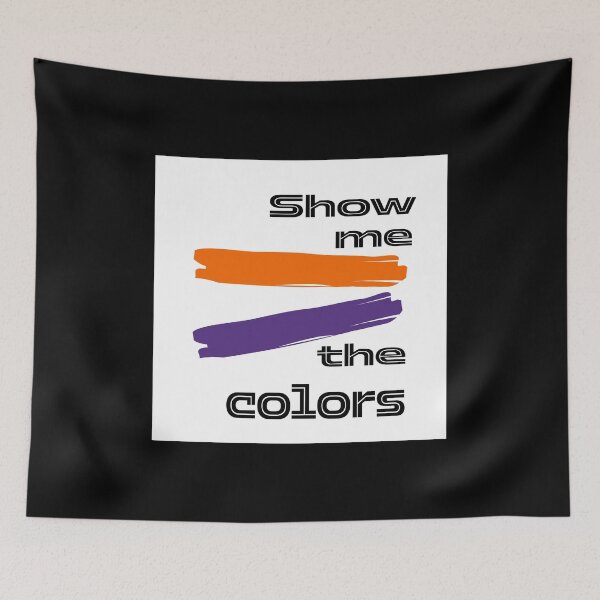 Item preview, Show me the colors orange and purple designed and sold by RemieJames.