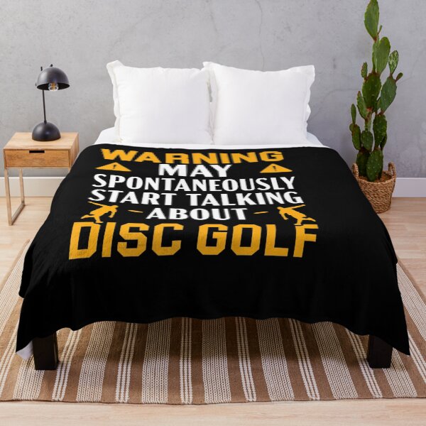 Item preview, WARNING MAY SPONTANEOUSLY START TALKING ABOUT DISC GOLF designed and sold by sobriowslen.