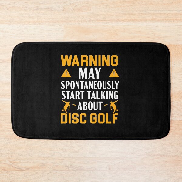Item preview, WARNING MAY SPONTANEOUSLY START TALKING ABOUT DISC GOLF designed and sold by sobriowslen.