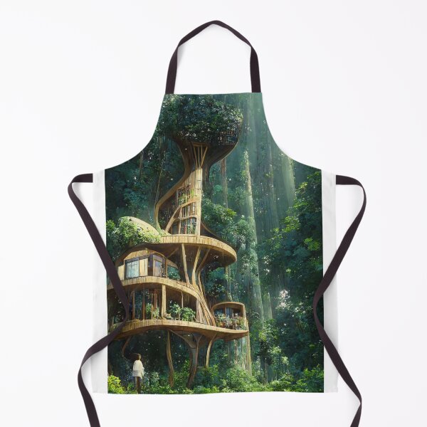 Item preview, Tree house art work designed and sold by DetailedBubble.
