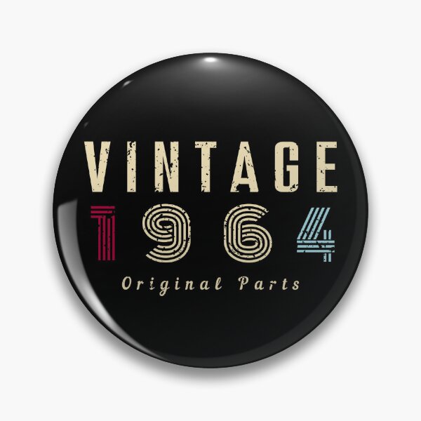 Artikelvorschau, Birthday Shirts for Men - Vintage Original Parts 1964- Retro Birthday Grunge Texture Design entworfen und verkauft von Uaryan.