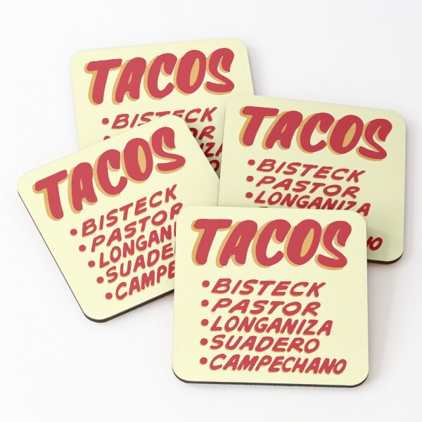 Item preview, Taco tuesday taquería menu authentic mexican street food rótulo designed and sold by T-Mex.