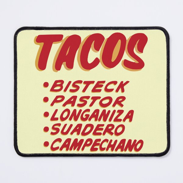 Item preview, Taco tuesday taquería menu authentic mexican street food rótulo designed and sold by T-Mex.