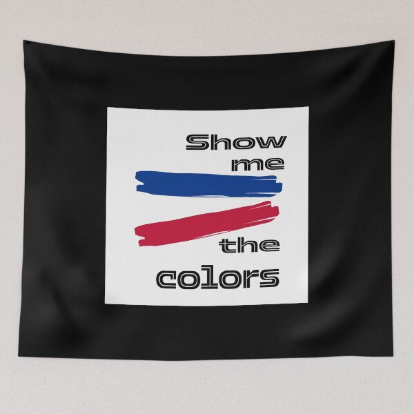 Item preview, Show me the colors blue and red b designed and sold by RemieJames.