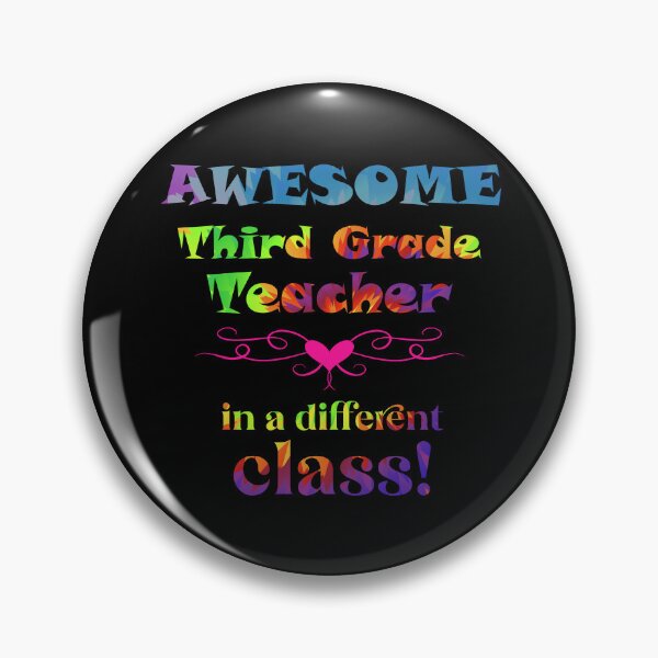 Artikelvorschau, AWESOME Third Grade Teacher in a different class! entworfen und verkauft von captainpeter.