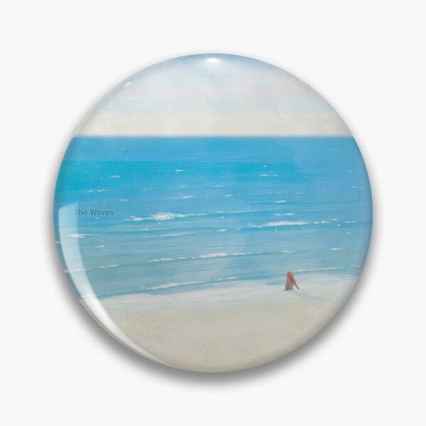 Item preview, The Waves Virginia Woolf Literary Art for Book Lovers, Coastal Art designed and sold by RedHillPrints.
