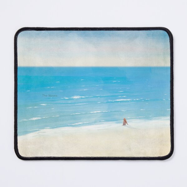 Item preview, The Waves Virginia Woolf Literary Art for Book Lovers, Coastal Art designed and sold by RedHillPrints.