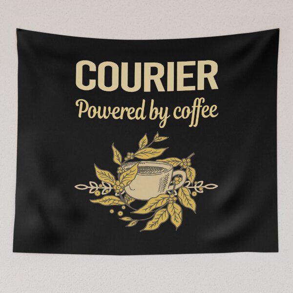 Item preview, Powered By Coffee Courier designed and sold by cossinulsesj.