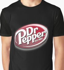 Dr Pepper Merchandise Graphic T-Shirt