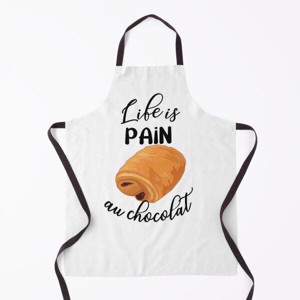 Item preview, Life is Pain Au Chocolat Funny French Pastry Chocolate designed and sold by TheInkElephant.