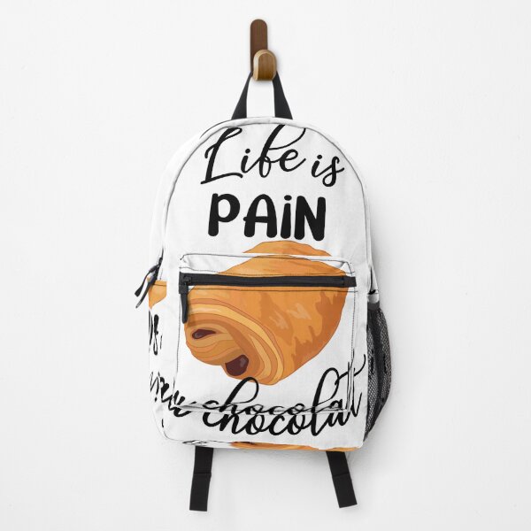 Item preview, Life is Pain Au Chocolat Funny French Pastry Chocolate designed and sold by TheInkElephant.