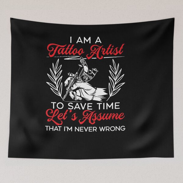 Item preview, I AM A TATTOO ARTIST TATTOOING TATTOOED INK JUNKIE designed and sold by sobriowslen.