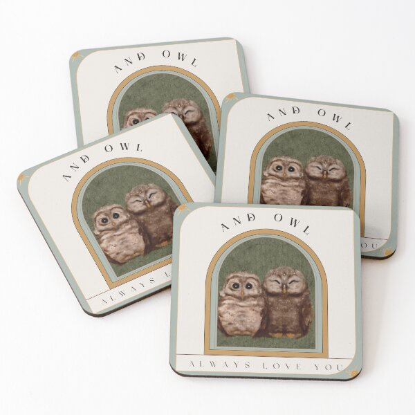 Item preview, And owl always love you Dolly Parton song lyrics with watercolor baby owls designed and sold by Monica Laipple.