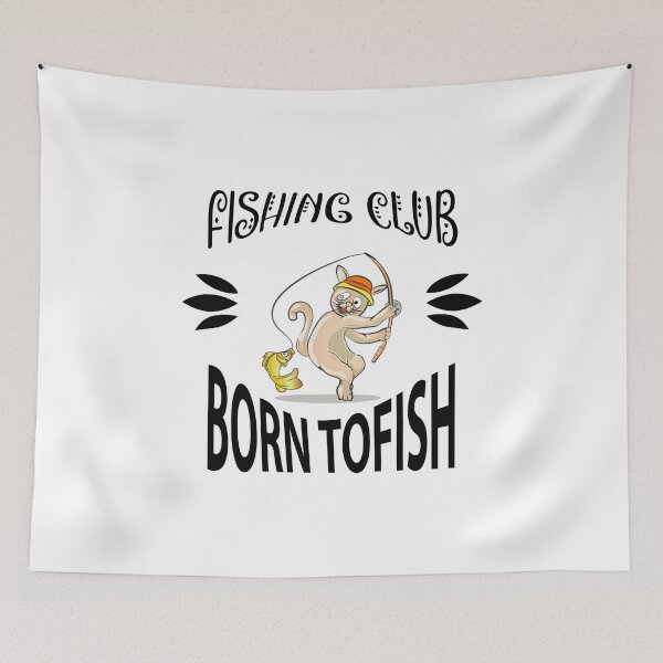 Item preview, Born to Fish Fishing Club Sign designed and sold by karyalangit.