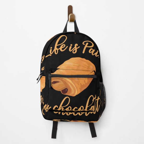 Item preview, Life is Pain Au Chocolat Funny French Pastry Chocolate designed and sold by TheInkElephant.