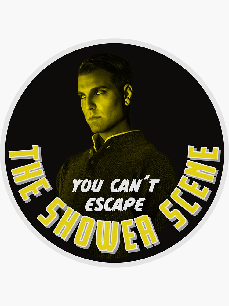 "The Shower Scene" Sticker for Sale by destinylarge Redbubble